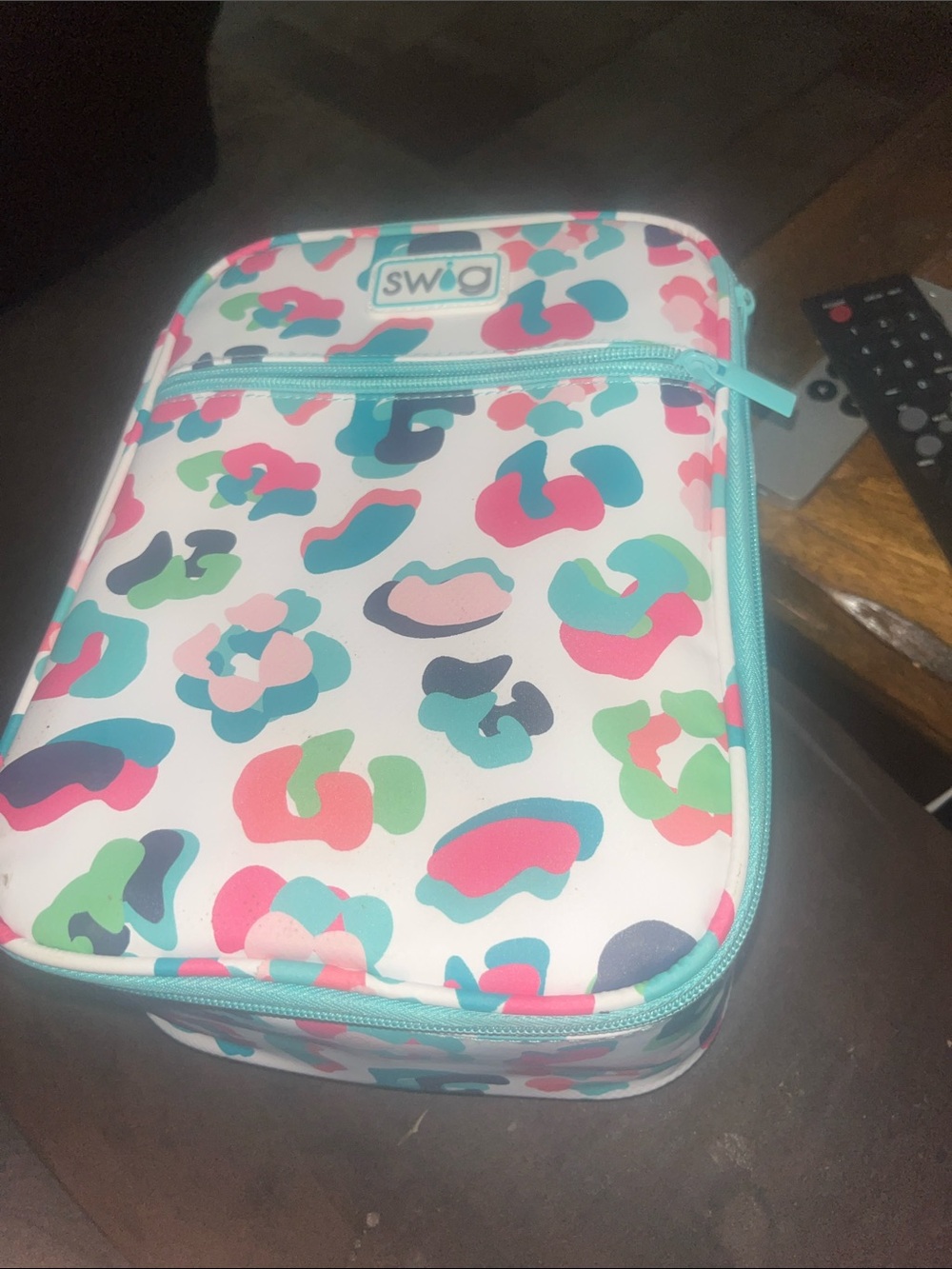 SWIG Colorful Leopard Print lunch box